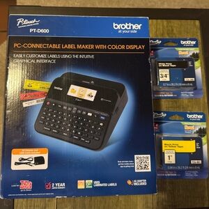 Brother PT-D600 PC-Connectable Label Maker